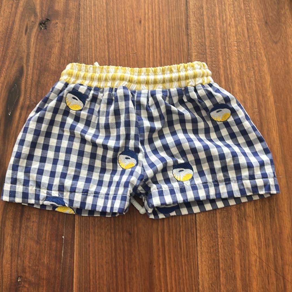 Little Bear Smocks Georgia Southern 18M swim trunks